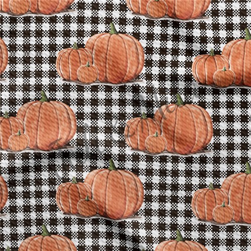 Pumpkin Printed Liverpool 4 Way Fabric pumpkin2 & Get a Free $89.99 Embroidery Bundle