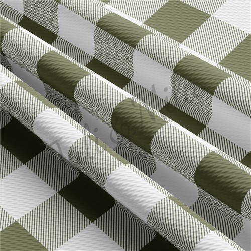 Christmas Plaid Printed Liverpool Bullet Textured Stretch Solid Strip Thick Knit Jersey Fabric