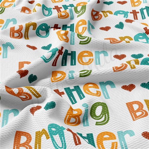 Big Brother AA2322 Liverpool Bullet Textured Stretch Solid Strip Thick Knit Jersey Fabric