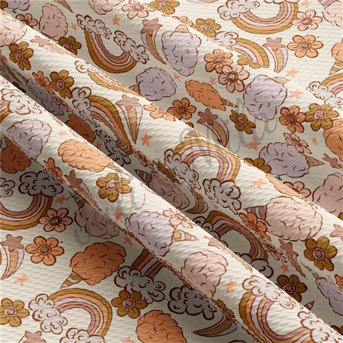 Printed Liverpool Bullet Textured Stretch Solid Strip Thick Knit Jersey Fabric