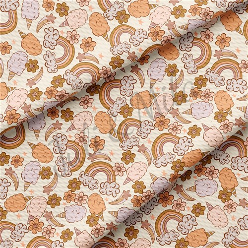 Printed Liverpool Bullet Textured Stretch Solid Strip Thick Knit Jersey Fabric