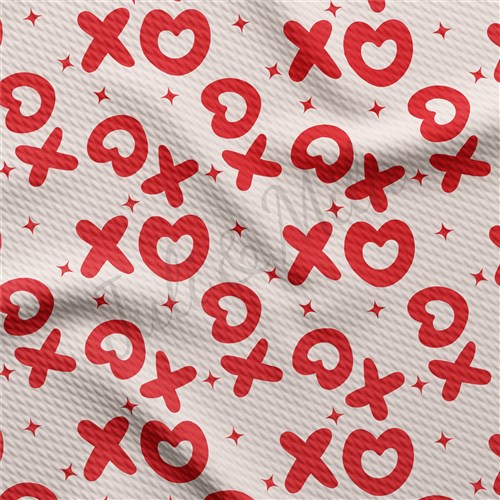 Valentine's Day Liverpool Bullet Textured Stretch Solid Strip Thick Knit Jersey Fabric