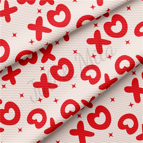 Valentine's Day Liverpool Bullet Textured Stretch Solid Strip Thick Knit Jersey Fabric