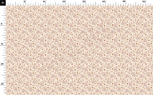Christmas Christmas Cakes Liverpool Bullet Textured Stretch Solid Strip Thick Knit Jersey Fabric