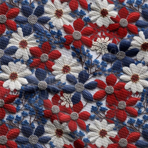 Embroidery Printed Liverpool Fabric AA1787 & Get a Free $89.99 Embroidery Bundle