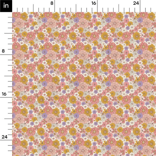 Floral Printed Liverpool Fabric AA2196 & Get a Free $89.99 Embroidery Bundle