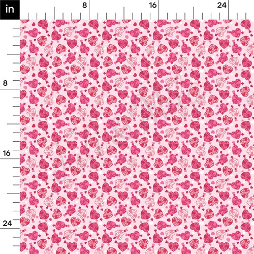 Valentine's Day Liverpool Bullet Textured Stretch Solid Strip Thick Knit Jersey Fabric