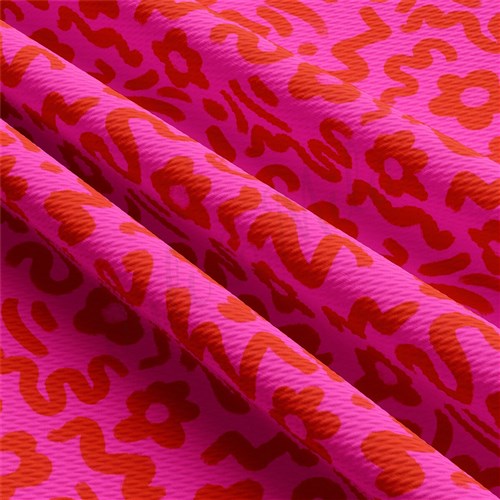 Valentine's Day Liverpool Bullet Textured Stretch Solid Strip Thick Knit Jersey Fabric