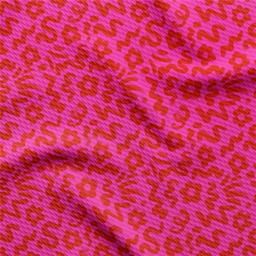 Valentine's Day Liverpool Bullet Textured Stretch Solid Strip Thick Knit Jersey Fabric