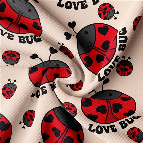 Valentine's Day Liverpool Bullet Textured Stretch Solid Strip Thick Knit Jersey Fabric
