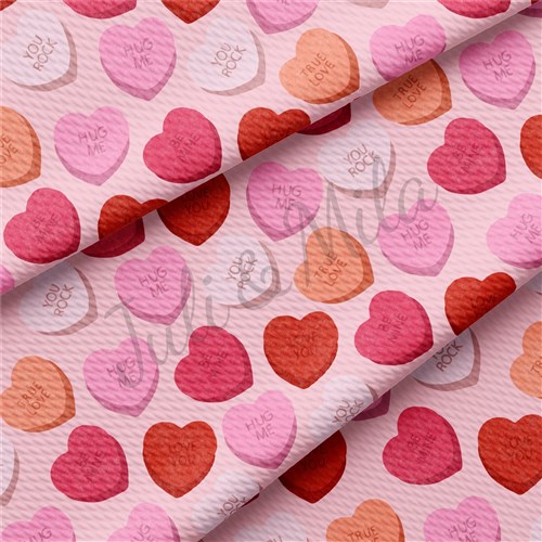 Valentine's Day Liverpool Bullet Textured Stretch Solid Strip Thick Knit Jersey Fabric