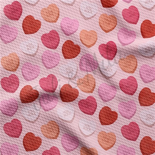 Valentine's Day Liverpool Bullet Textured Stretch Solid Strip Thick Knit Jersey Fabric