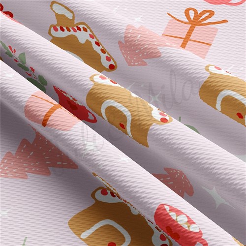 Christmas Printed Liverpool Fabric AA1795 & Get a Free $89.99 Embroidery Bundle