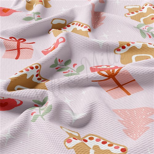 Christmas Printed Liverpool Fabric AA1795 & Get a Free $89.99 Embroidery Bundle