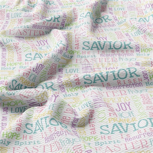 Easter AA2339 Liverpool Bullet Textured Stretch Solid Strip Thick Knit Jersey Fabric