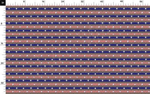 4th of July Printed Liverpool Patriotic AA1505 & Get a Free $89.99 Embroidery Bundle