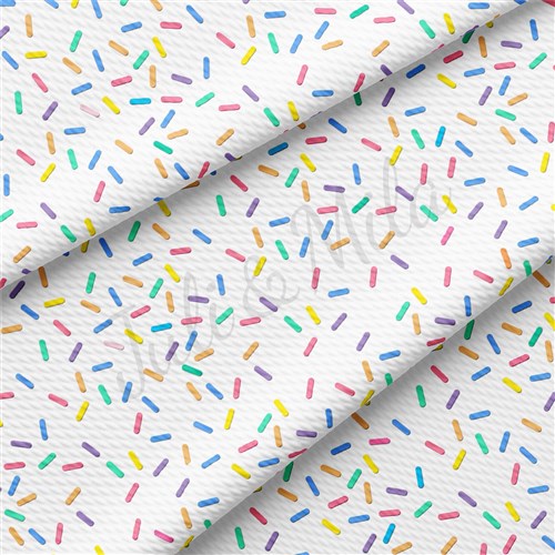 Sprinkles Liverpool Bullet Textured Stretch Solid Strip Thick Knit Jersey Fabric