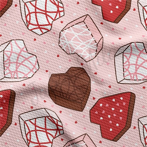 Valentine's Day Liverpool Bullet Textured Stretch Solid Strip Thick Knit Jersey Fabric