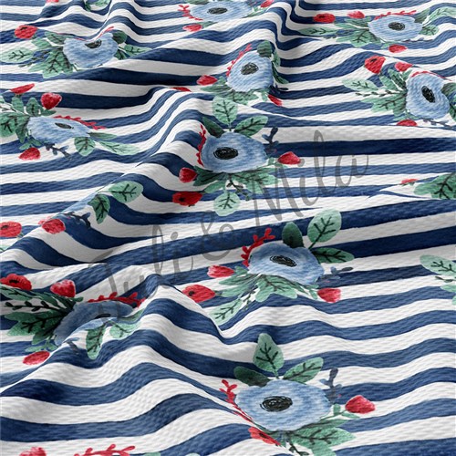 Printed Liverpool Fabric Floral60 & Get a Free $89.99 Embroidery Bundle