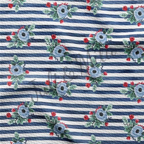 Printed Liverpool Fabric Floral60 & Get a Free $89.99 Embroidery Bundle