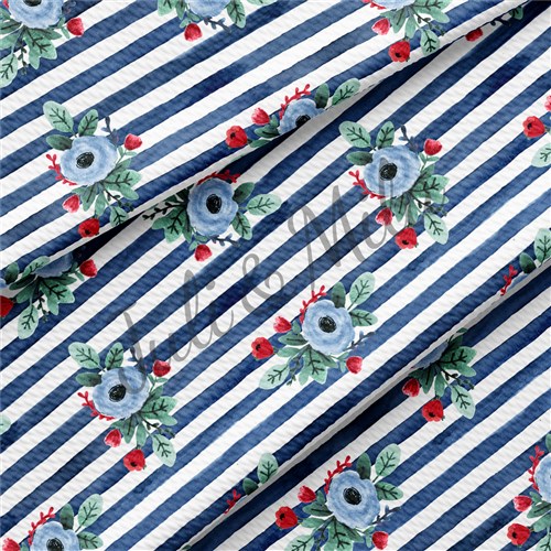 Printed Liverpool Fabric Floral60 & Get a Free $89.99 Embroidery Bundle