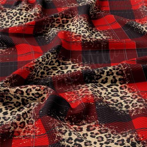 Christmas Christmas Liverpool Bullet Textured Stretch Solid Strip Thick Knit Jersey Fabric
