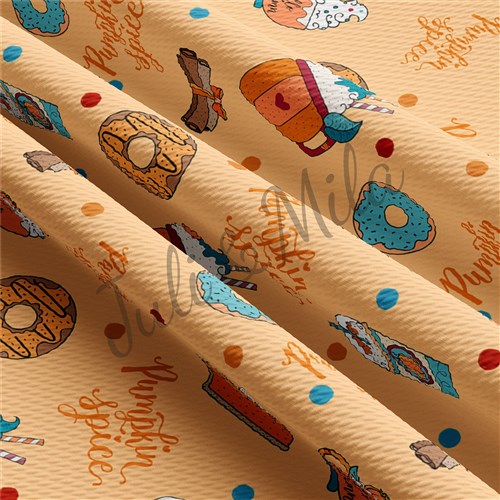 Printed Liverpool 4 Way Fabric helloautumn & Get a Free $89.99 Embroidery Bundle