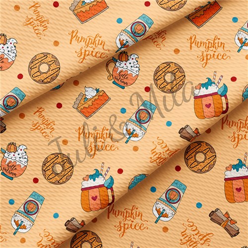 Printed Liverpool 4 Way Fabric helloautumn & Get a Free $89.99 Embroidery Bundle