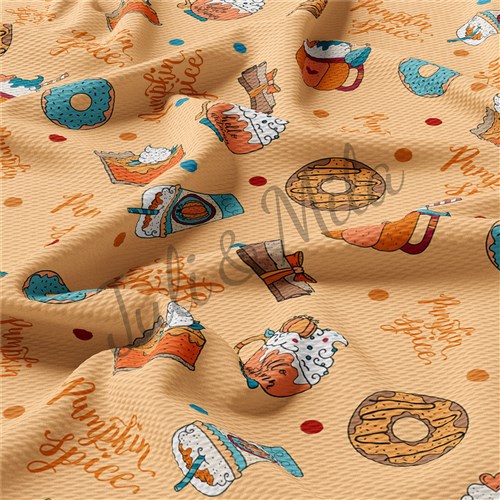 Printed Liverpool 4 Way Fabric helloautumn & Get a Free $89.99 Embroidery Bundle