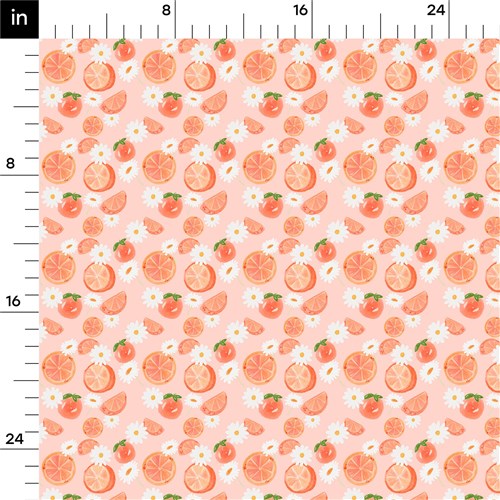 Peach Summer Printed Liverpool Bullet Textured Stretch Solid Strip Thick Knit Jersey Fabric
