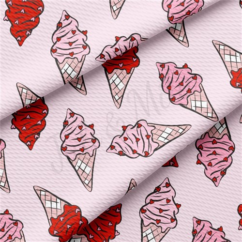 Valentine's Day Liverpool Bullet Textured Stretch Solid Strip Thick Knit Jersey Fabric