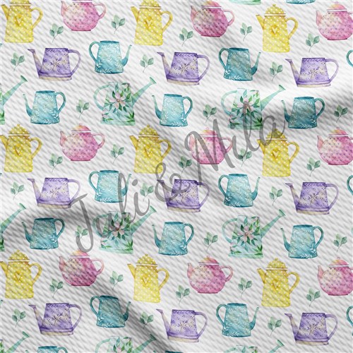 Easter Printed Liverpool Fabric Egg Bunny Pastel(E32) & Get a Free $89.99 Embroidery Bundle