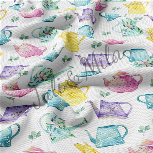 Easter Printed Liverpool Fabric Egg Bunny Pastel(E32) & Get a Free $89.99 Embroidery Bundle