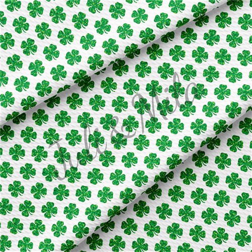 St. Patrick's Day Printed Liverpool  Stretch Solid Strip  & Get a Free $89.99 Embroidery Bundle