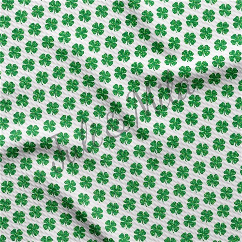St. Patrick's Day Printed Liverpool  Stretch Solid Strip  & Get a Free $89.99 Embroidery Bundle