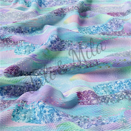 Printed Liverpool 4 Way Fabric Paintsmear8blue & Get a Free $89.99 Embroidery Bundle