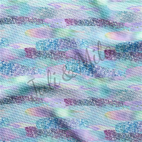 Printed Liverpool 4 Way Fabric Paintsmear8blue & Get a Free $89.99 Embroidery Bundle