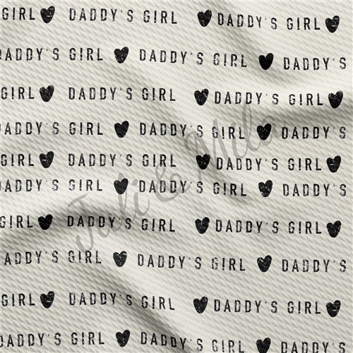 Daddy's Girl Printed Liverpool Fabric (Daddy'sGirl3) & Get a Free $89.99 Embroidery Bundle