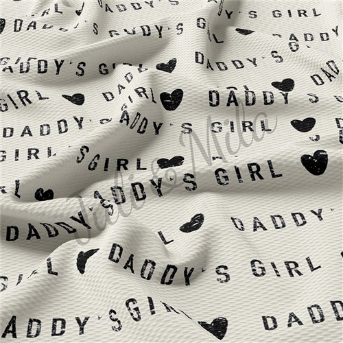Daddy's Girl Printed Liverpool Fabric (Daddy'sGirl3) & Get a Free $89.99 Embroidery Bundle