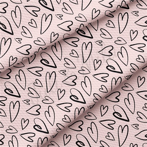 Valentine's Day Liverpool Bullet Textured Stretch Solid Strip Thick Knit Jersey Fabric