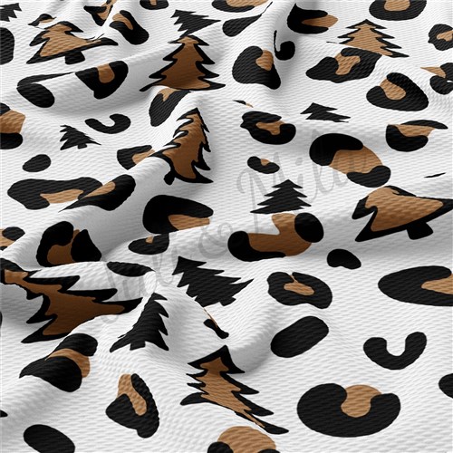 Christmas Printed Liverpool Bullet Textured Stretch Solid Strip Thick Knit Jersey Fabric