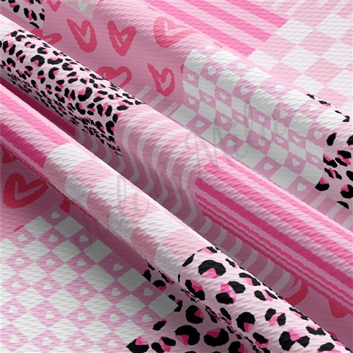 Valentine's Day Liverpool Bullet Textured Stretch Solid Strip Thick Knit Jersey Fabric