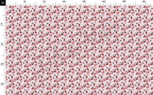 Christmas Printed Liverpool Bullet Textured Stretch Solid Strip Thick Knit Jersey Fabric