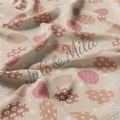 Easter Printed Liverpool Fabric Egg Bunny Pastel(E11) & Get a Free $89.99 Embroidery Bundle