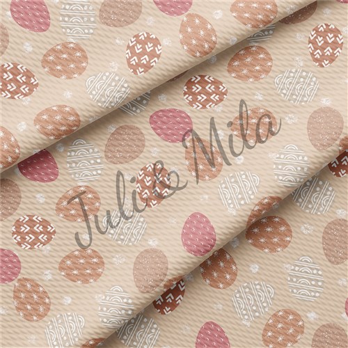 Easter Printed Liverpool Fabric Egg Bunny Pastel(E11) & Get a Free $89.99 Embroidery Bundle