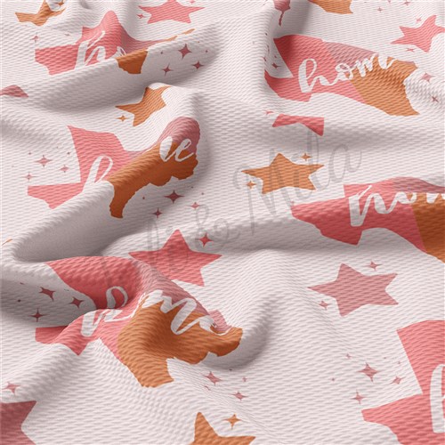 Texas State 1230 Liverpool Bullet Textured Stretch Solid Strip Thick Knit Jersey Fabric