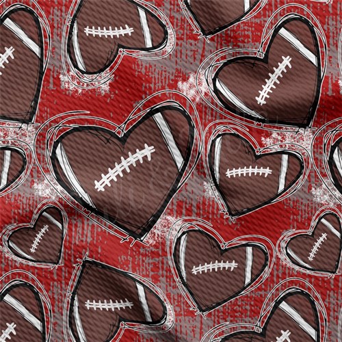 Football Printed Liverpool Bullet Textured Stretch Solid Strip Thick Knit Jersey Fabric