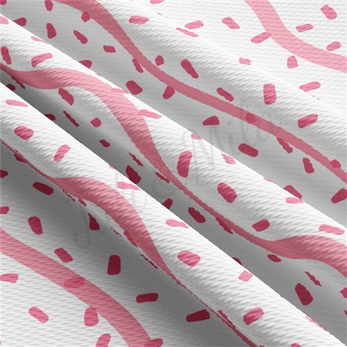 Valentine's Day Liverpool Bullet Textured Stretch Solid Strip Thick Knit Jersey Fabric