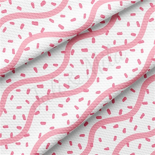 Valentine's Day Liverpool Bullet Textured Stretch Solid Strip Thick Knit Jersey Fabric