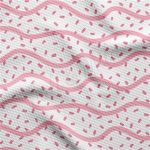 Valentine's Day Liverpool Bullet Textured Stretch Solid Strip Thick Knit Jersey Fabric